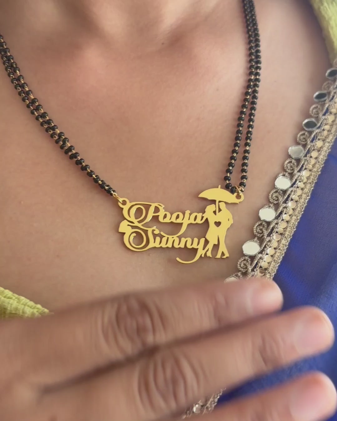 Umbrella Name Necklace