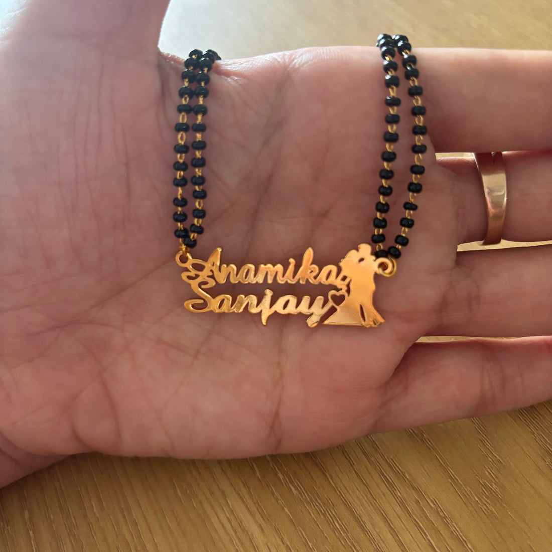 Cute Couple Name Necklace