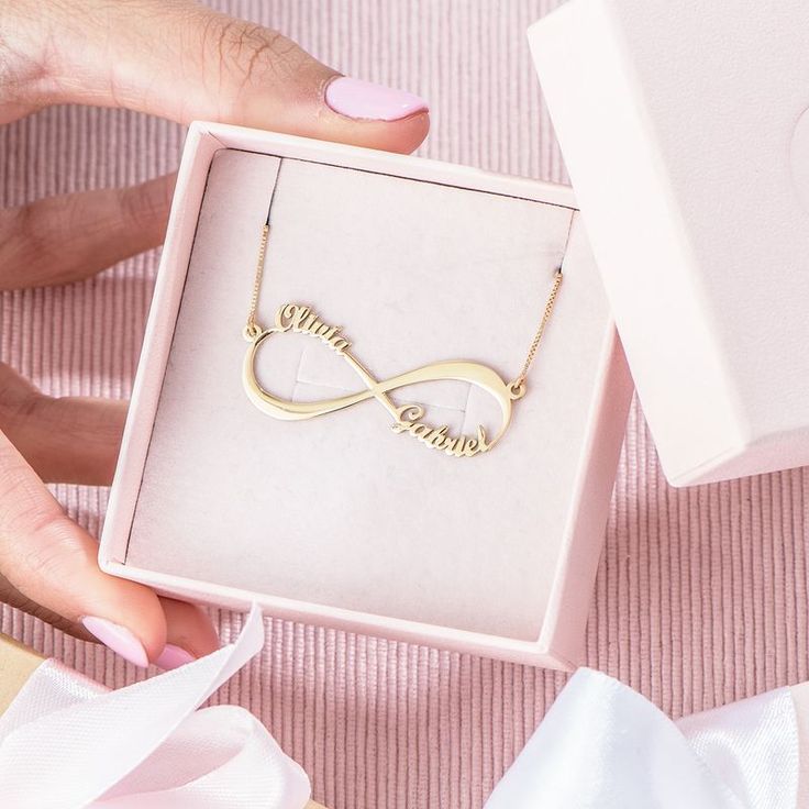 infinity Personalized Your Name Necklace Jewelry Necklace Gift For Birthday Anniversary