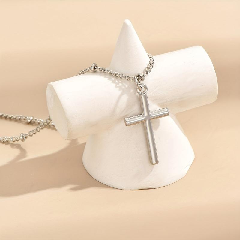Minimalist Cross Pendant Necklace